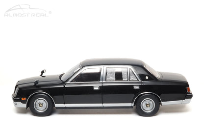 Almost Real Car model 1/18 Toyota Century alloy full open model 1997 black Static collection Collect Holiday gift