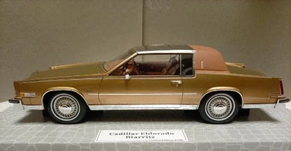 AMC 1:18 Eldorado Biarritz 1980 Simulation Limited Edition Resin Metal Static Car Model Toy Gift
