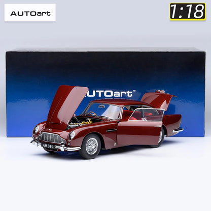 Autoart 1/18 ASTON MARTIN DB5  ABS 007/Goldfinger Bond , door full open sports car model static decoration collection
