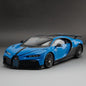 Bugatti Chiron 1:18 PUR SPORT Alloy Sports Model Diecast Metal Racing Car Vehicle Model Sound and Light SimulationToy Gift