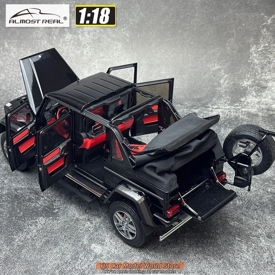 Almost Real diecast model 1:18 G 650 Landaulet G650 SUV car model alloy collection gift to friends and family