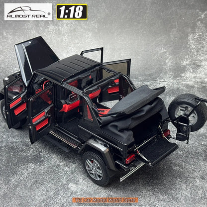 Almost Real diecast model 1:18 G 650 Landaulet G650 SUV car model alloy collection gift to friends and family