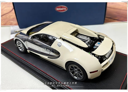 AUTOART 1:18 Bugatti  Veyron Sports car alloy car model plated interphase  Personal collection gift Compan
