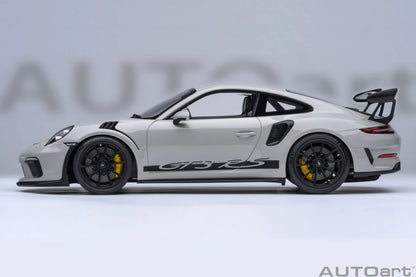 AUTOART 1/18 Scale New Porsche 911 (991.2) GT3 RS Weissach Package Car model Sports car Static collection