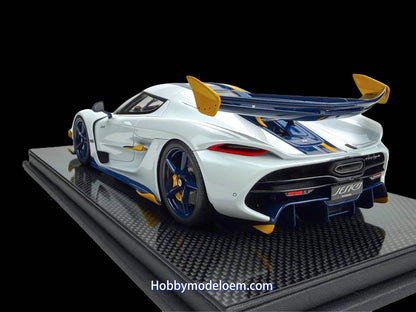 Frontiart New Release 1：18 Koenigsegg Jesko Crystal White Resin Model Car