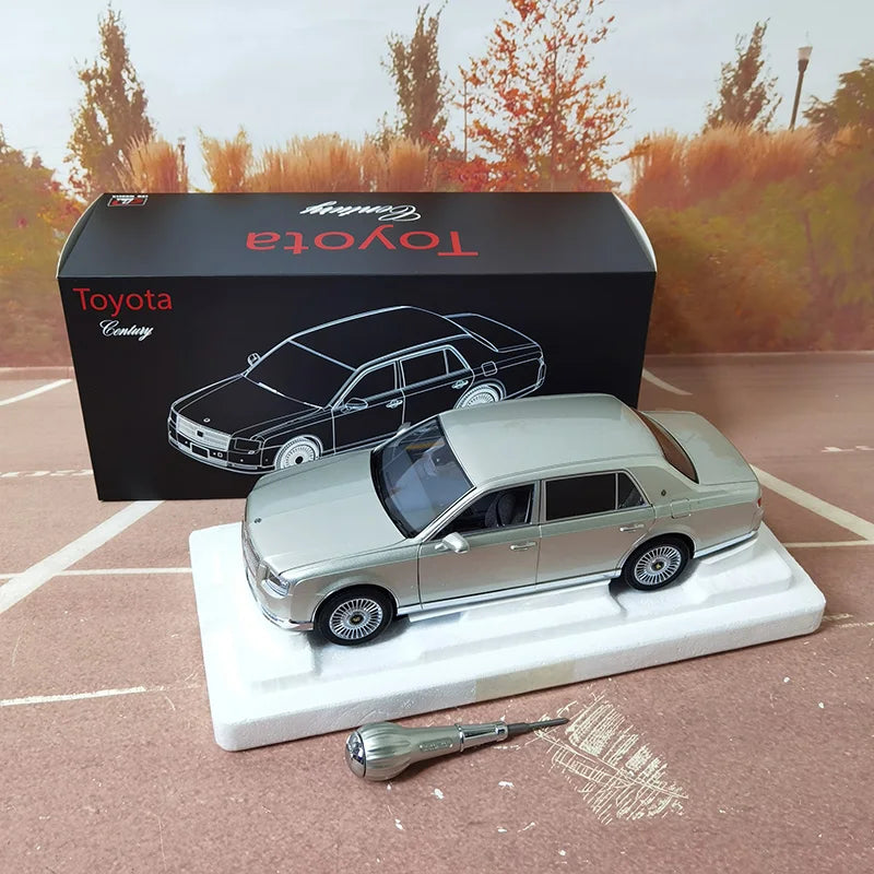 LCD 1/18 Car Model TOYOTA Century Car Model Simulation Model Diecast Model Collect Ornament Boy Custom Birthday Boy Toy Gift