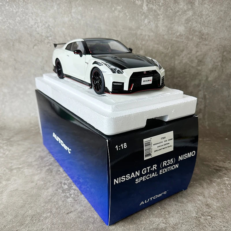 AUTOart 1:18 FOR Nissan GT-R35 NISMO 2022 SPECIAL EDITION Sports car model Car model Holiday gift Static ornament
