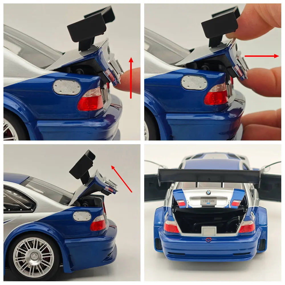 Bmw M3 Gtr E46, Dcm 1:18 Need For Speed Alloy Car Bmw Limited Collection Diecast Ornaments Custom Decoration Gift