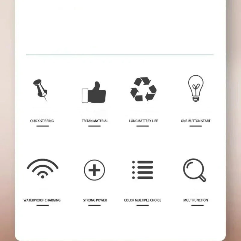 Electric Blenders 450ML Cup Portable Protein Powder Shaker Bottle Mixing Cup Rechargeable Coffee Milk Cup Sports Fitness Kettle