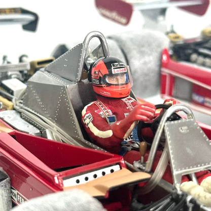 Exoto 1:18 F1 312T 312T4 Dual Car Champion Set Simulation Limited Edition All Open Alloy Metal Static Car Model Toy Gift