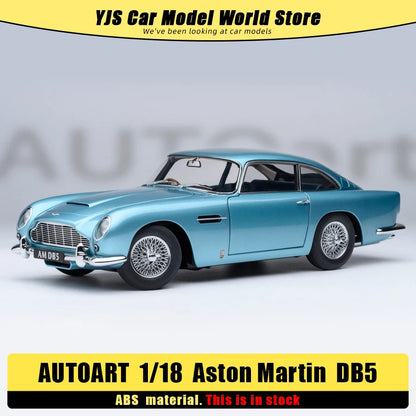 Autoart 1/18 ASTON MARTIN DB5  ABS 007/Goldfinger Bond , door full open sports car model static decoration collection
