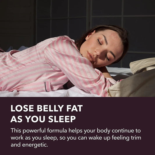 Night Time Fat Burner Weight Loss Supplement for Women, Overnight Sleep Fat Burning Weight Loss Pills, Support Metabolism