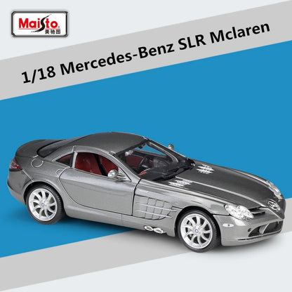 Mercedes-Benz SLR McLaren 1:18 Alloy Car Model Diecasts Metal Toy Sports Car Model Simulation Collection Gifts
