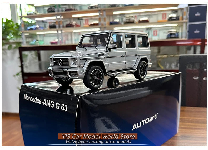 AUTOART 1:18 G63 2017 Car model SUV  Personal collection of holiday gifts