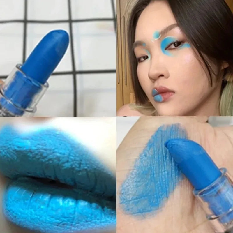 Nude Lipstick Matte Velvety Vampire Makeup Punk Black Lip Gloss Smooth Waterproof Lasting Durable Dark Paint Cosmetics -12 Colors