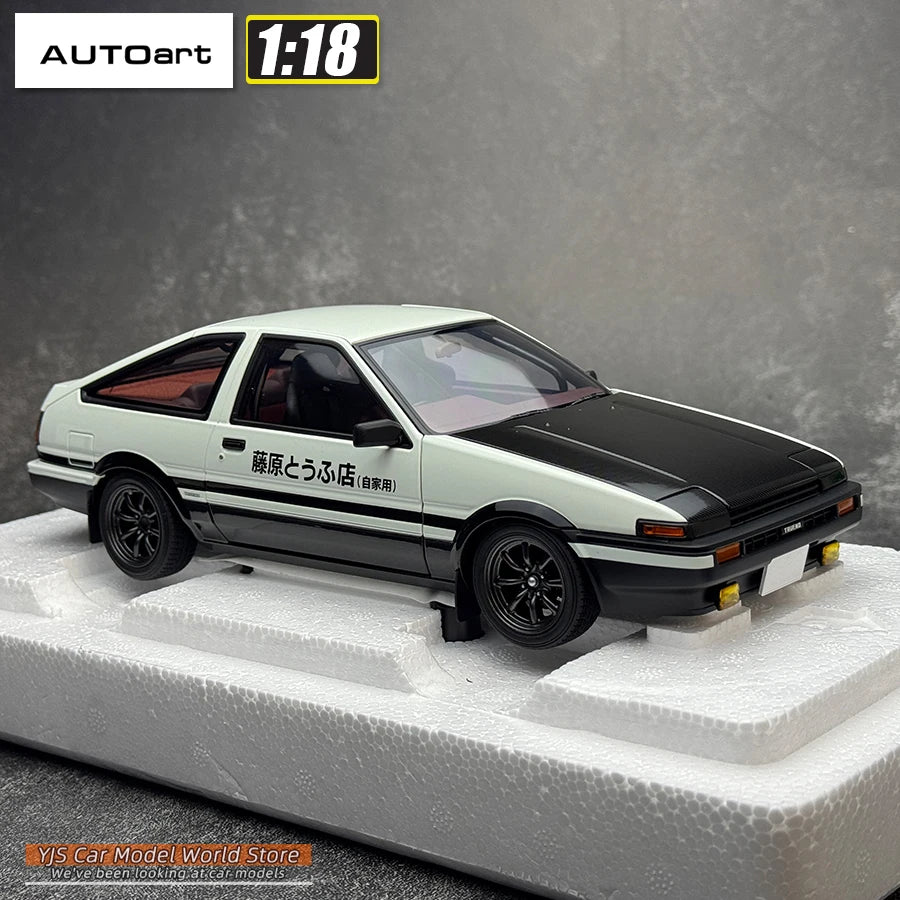 AUTOART 1:18 TOYOTA SPRINTER TRUENO AE86 30th ANNIVERSARY car model Static alloy car model collection gift