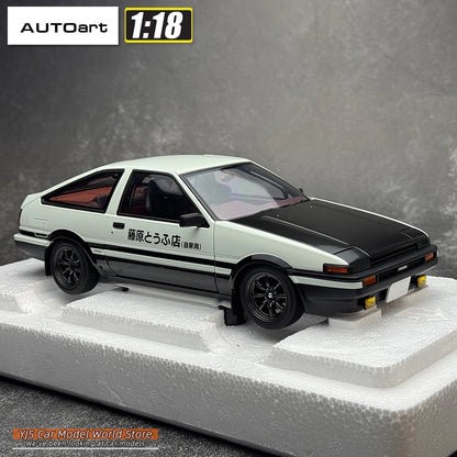 AUTOART 1:18 TOYOTA SPRINTER TRUENO AE86 30th ANNIVERSARY car model Static alloy car model collection gift