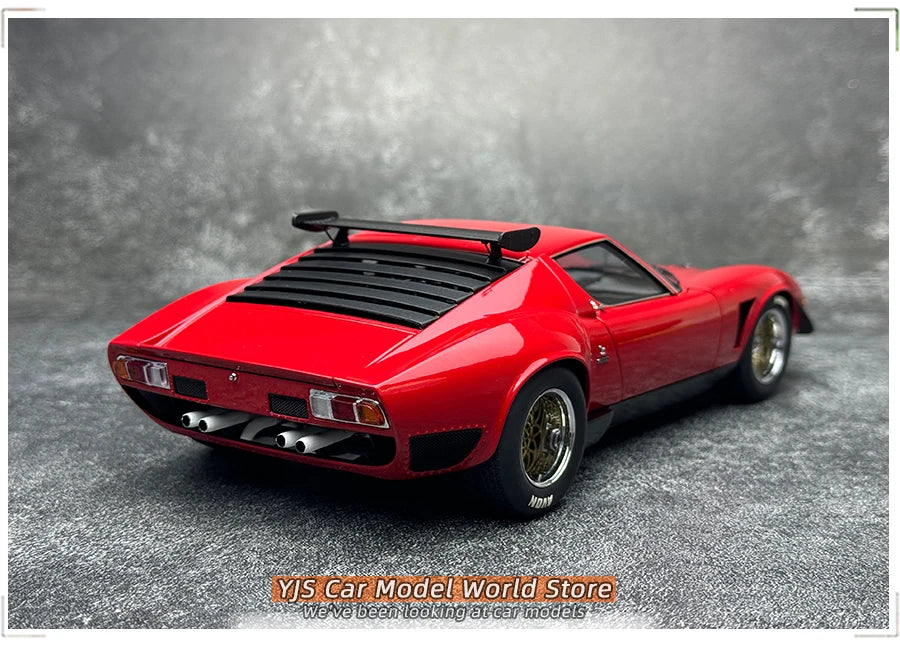 AUTOart 1:18 SCALE  Lamborghini MIURA SVR "JOTA" Car model Static ornament Collect Holiday gift