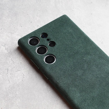 Magnetic ALCANTARA Case for Samsung Galaxy S25 S24 Ultra 5G Luxury Business Supercar Same Luxury Suede Leather Phone Cases