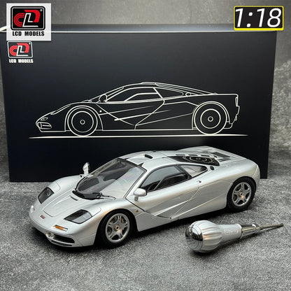 LCD model 1 New 1:18 FOR McLaren F1 XP5 alloy car model sports car static display gift collection for friends