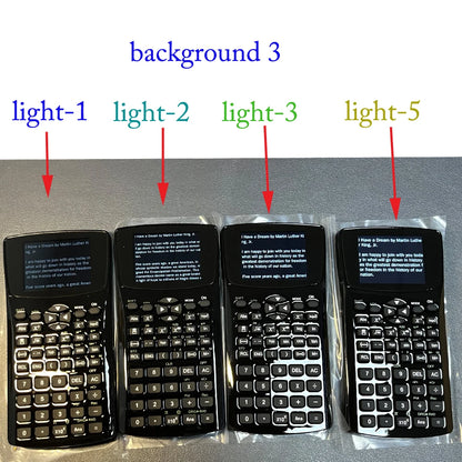 Advanced Calculator with cheating options Fashion student magic mp4 player calculator with emergency button quick response text video Screen Privacy Film ( PF)