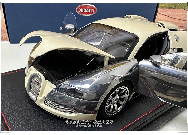 AUTOART 1:18 Bugatti  Veyron Sports car alloy car model plated interphase  Personal collection gift Compan