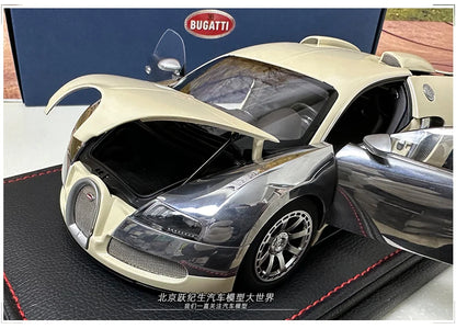 AUTOART 1:18 Bugatti  Veyron Sports car alloy car model plated interphase  Personal collection gift Compan