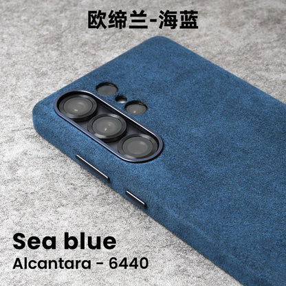 Magnetic ALCANTARA Case for Samsung Galaxy S25 S24 Ultra 5G Luxury Business Supercar Same Luxury Suede Leather Phone Cases