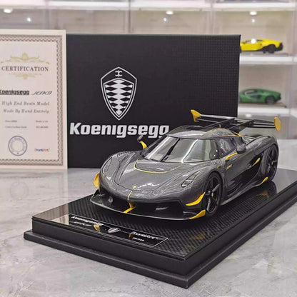 Frontiart Car Model 1/18 Koenigsegg Jesko Car Model Resin Model Limited Edition Cars Model Room Ornament Boy Collection Gift