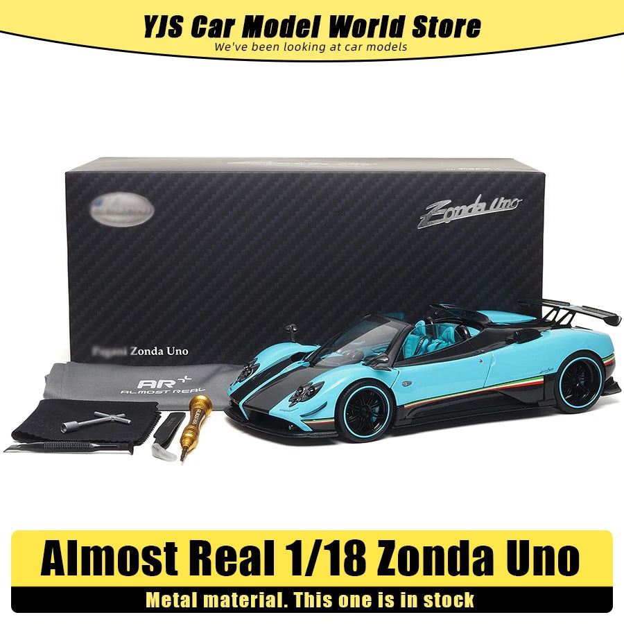 Almost Real AR diecast model 1/18 scale new  Zonda Uno  static ornament Holiday gift collection