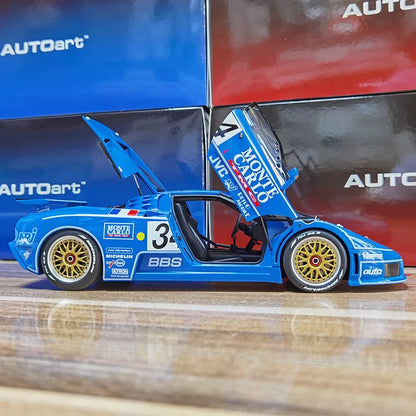 AUTOART Bugatti EB110 24HR Le Mans Racing 1994 #34 1:18 Car model Collection Display gift Static Ornament Collection