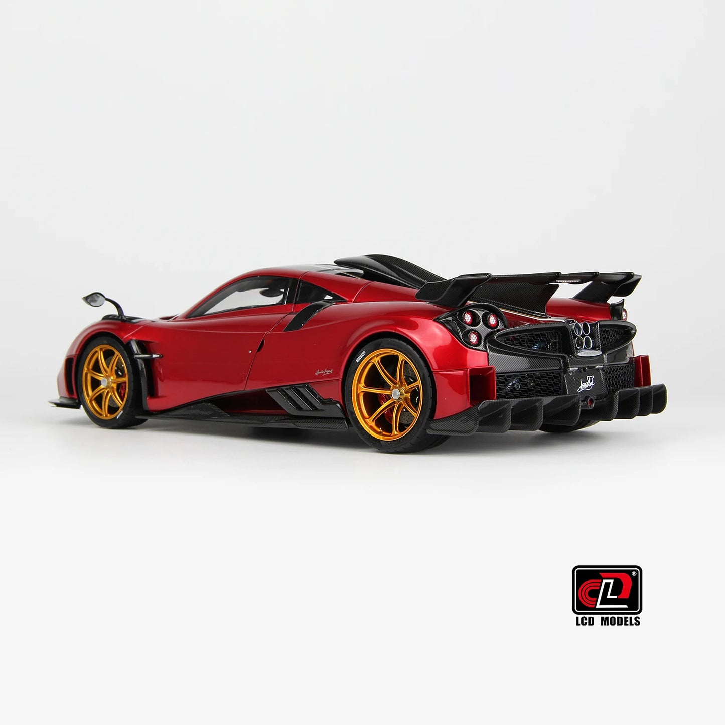 LCD CLD Diecast model 1/18 scale Pagani Imola Metal static decoration Holiday gift collection