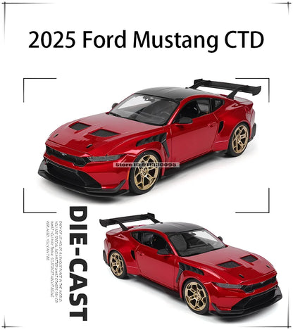 Bburago 1:18 Ford Mustang GTD Alloy Vehicle Car Model Toy Collection Gift Multiple Styles