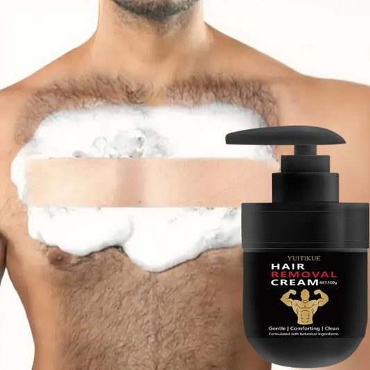 YUITIKUE Hair Removal Cream, non-irritating, inhibits growth, smooth and portable, unisex body care product