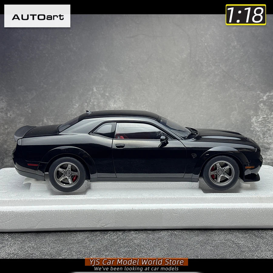 AUTOart 1/18 Dodge Challenger SRT 2023 Hellcat Widebody 2018 Car model Static model sports car birthday gift