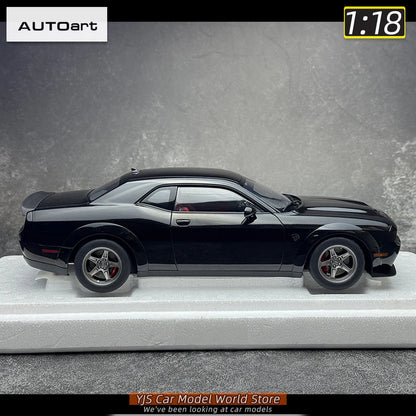 AUTOart 1/18 Dodge Challenger SRT 2023 Hellcat Widebody 2018 Car model Static model sports car birthday gift