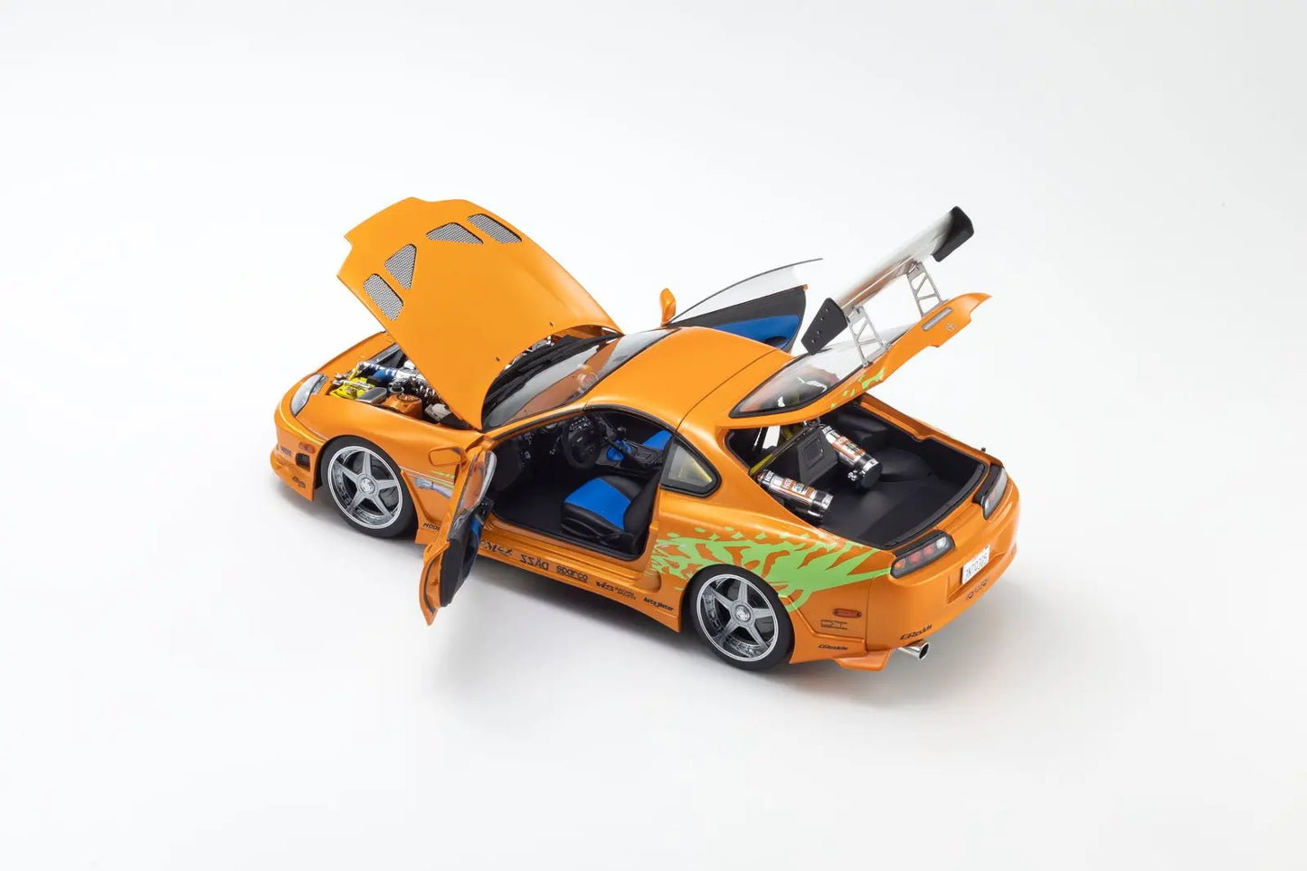 KYOSHO  1/18 Scale Diecast Collection  Dodge Charger R/T 1970 Toyota Supra Turbo - Static car model - Collection - Display piece