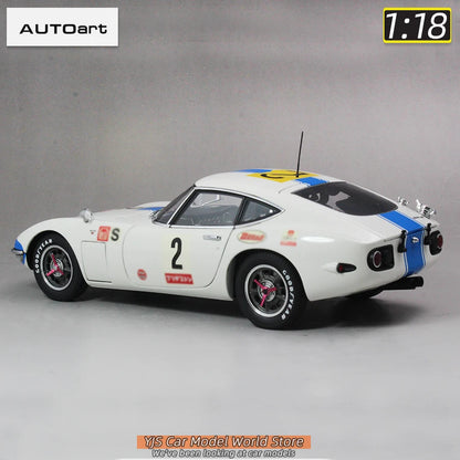 Autoart diecast model 1/18 2000 GT 1967 #2 Static Ornament Holiday Gift collection