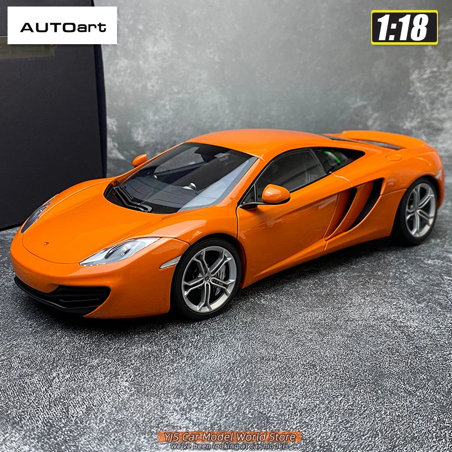 AUTOART Diecast car model 1/18McLaren MP4-12C Static display car models  Collect festival gifts