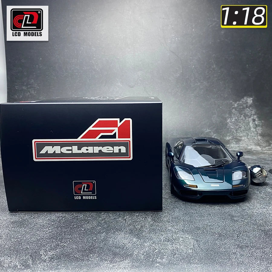 LCD model 1 New 1:18 FOR McLaren F1 XP5 alloy car model sports car static display gift collection for friends