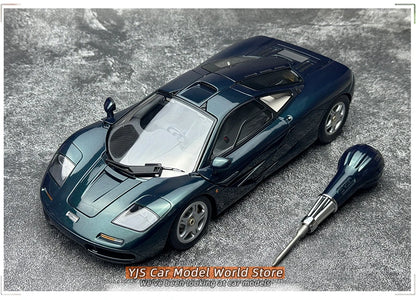 LCD model 1 New 1:18 FOR McLaren F1 XP5 alloy car model sports car static display gift collection for friends