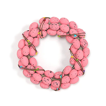 Easter Garland Creative Easter Egg Element Wreath Window Door Garden Gate Decorative Hanging Holiday Party Decor Door Sign
