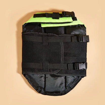 Dog Life Jacket Reflective Adjustable Summer Large Dogs Swimwear Safety Vest Surfing Sailboat Enhanced Buoyancy Pet Life Jacket