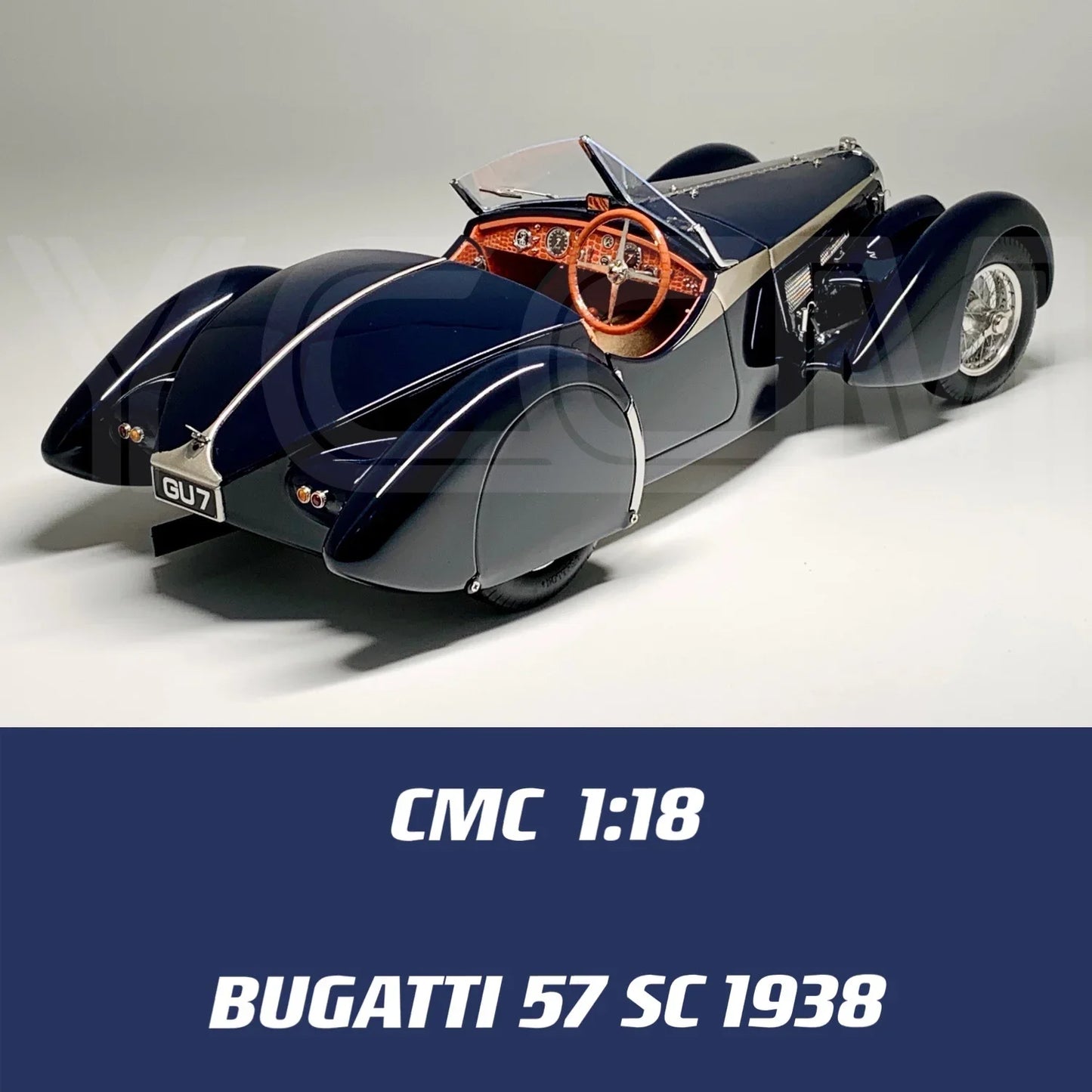 CMC 1:18 57SC 1938 Convertible Simulation Limited Edition All Open Alloy Metal Static Car Model Toy Gift