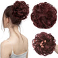 Synthetic Messy Hair Bun Extensions Big Curly Elastic Hair Scrunchies Hairpieces Chignon Donut Updo Hair Pieces for Women