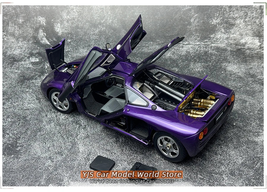 LCD model 1 New 1:18 FOR McLaren F1 XP5 alloy car model sports car static display gift collection for friends
