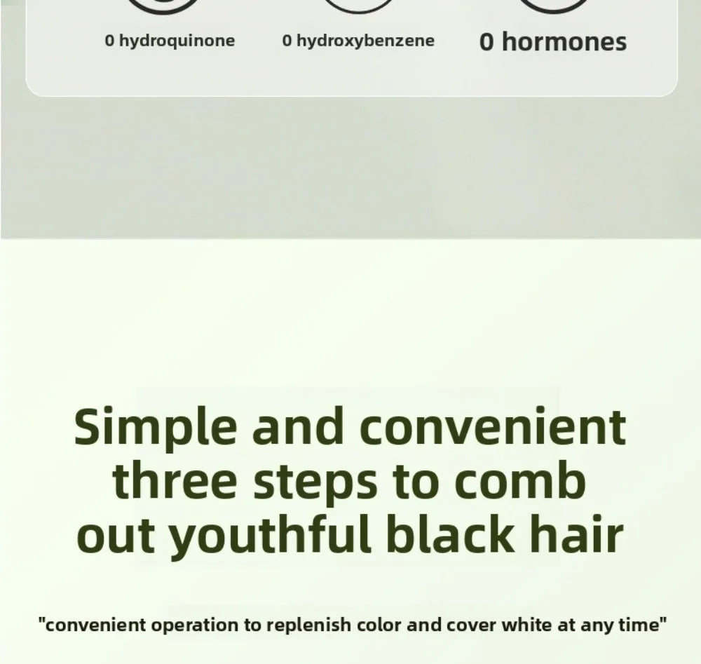 One-time Hair Dyeing Comb Precise Washable Temporary Hair Color Comb Volume Cover Gray Hair Hair Dye Mascara Costume