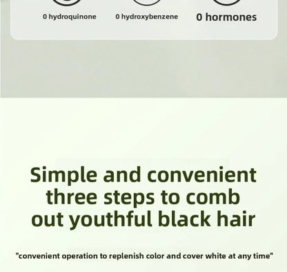 One-time Hair Dyeing Comb Precise Washable Temporary Hair Color Comb Volume Cover Gray Hair Hair Dye Mascara Costume