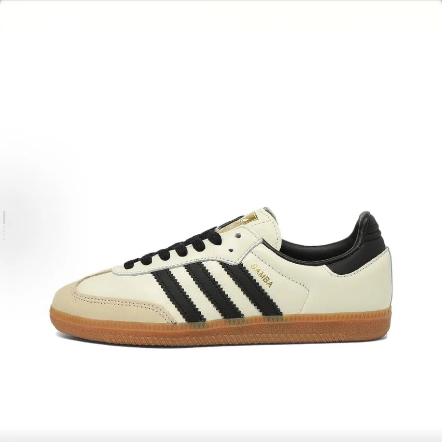 ADIDAS Samba 0G Women's Casual Shoes Minimalist and Stylish Lightweight, Slip-Resistant Low-Top Sneakers JR0035