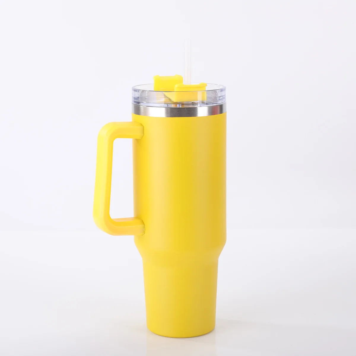 Personalized 40oz Customized Thermos Cups/Handle & Straw - Custom Name/Photo Insulated Stainless Steel Cup